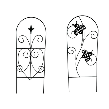 METAL TRELLIS 23 x 62 CM