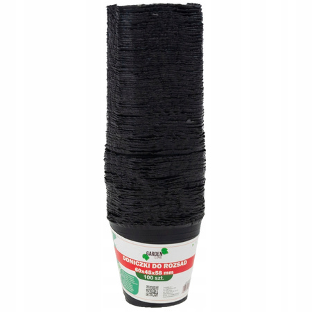 KPL.100BUC DONIȚE PENTRU RĂSADURI 6 x 5,8 CM amb=10buc *9430