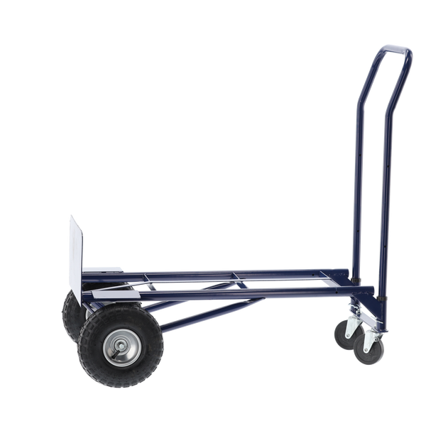 WÓZEK MAGAZYNOWY DWUFUNKCYJNY NIEBIESKI. UDŹWIG: 150 KG / 200 KG