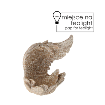 CANDLELIT PENTRU TEALIGHT ARIPI 10 x 6.5 x 8.5 CM *0835