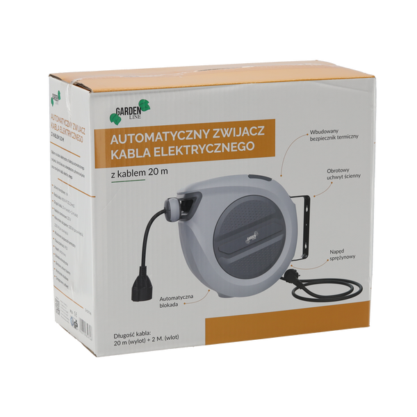 Automatický naviják elektrického kabelu s kabelem - 20 m