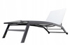 GARDEN LOUNGER 195X63X90CM GREY