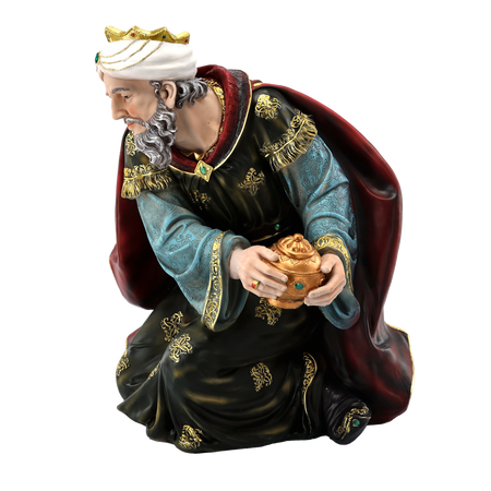 ZESTAW FIGUR BOŻONARODZ. 11 EL. DO 105 CM polyresin