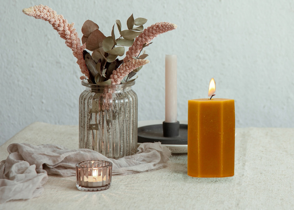 Silicone mold for candles cube plaster honey