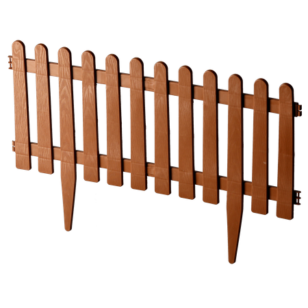 SET OF 4 GARDEN STAKES 55 x 34 CM TERRA COTTA