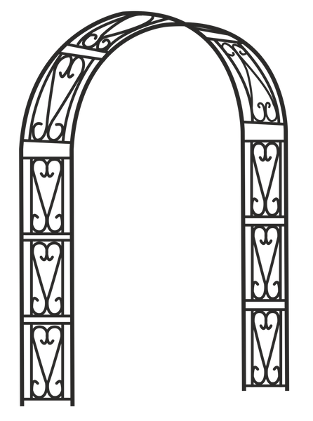 PERGOLA OGRODOWA 150 x 40 x 250 CM *0678