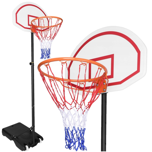 KOSZ DO KOSZYKÓWKI NA REGULOWANYM STOJAKU 165 - 205 CM