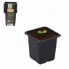SET OF 12 PLASTIC POTS 7 x 7 x 8 CM