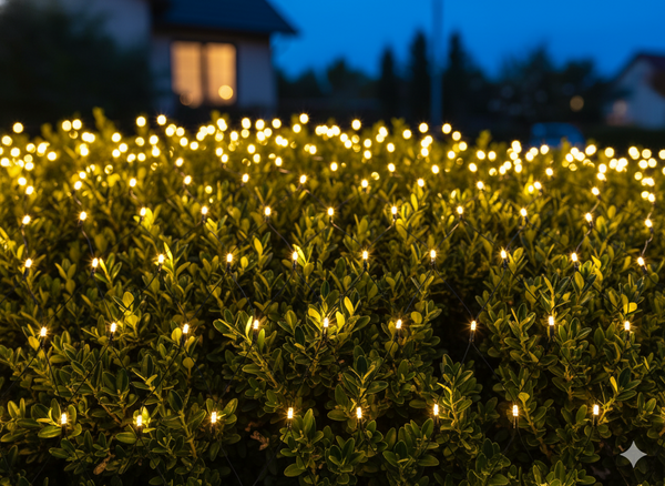 KURTYNA SIATKA LED 320L CIEPŁY BIAŁY 3 x 2 M WEWN/ZEWN *1704