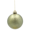 SET OF 30 BAUBLES 6 CM OLIVE/COPPER/GRAPHITE
