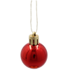KPL. 32 OZDÔB CHOINKOVÝCH - LASKA CUKROVÁ 25 CM / BOMBKY MIX FARIEB 3 CM *7328