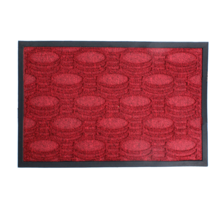 RECTANGULAR RUBBER + PP DOORMAT 40X60 MIX COLORS