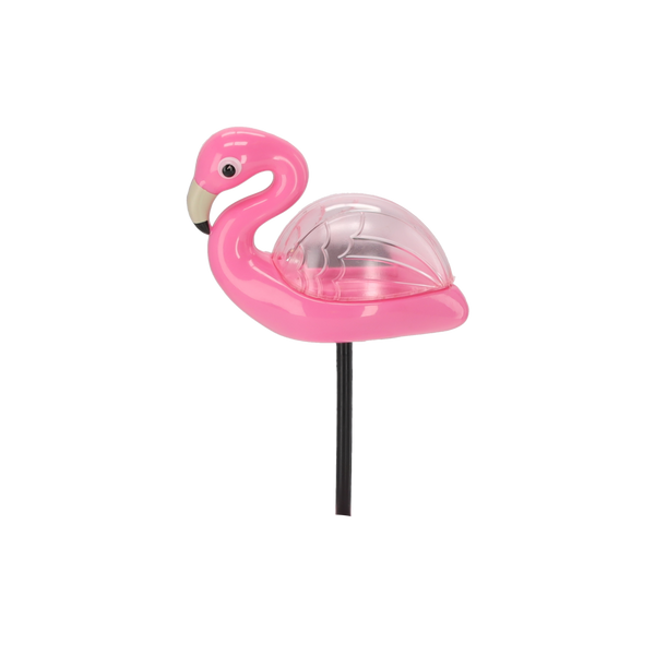 SOLÁRNÍ LAMPA VESNICKÝ FLAMINGO 10,5 x 5 x 17,5 CM TEPLÁ BÍLÁ disp=12ks *5684