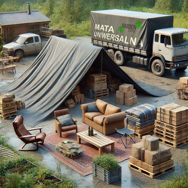 Tarpaulin 5 x 5 M (+/- 5%) 50GSM 3%UV Blue