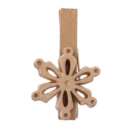 KPL. 8 OZDÓB BOŻONARODZENIOWYCH Z KLIPSEM MIX WZORÓW 3 x 3 CM opak=16kpl *8600