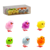 SET OF 18 CHICKS 12 x 7 x 3.5 CM MIX COLORS