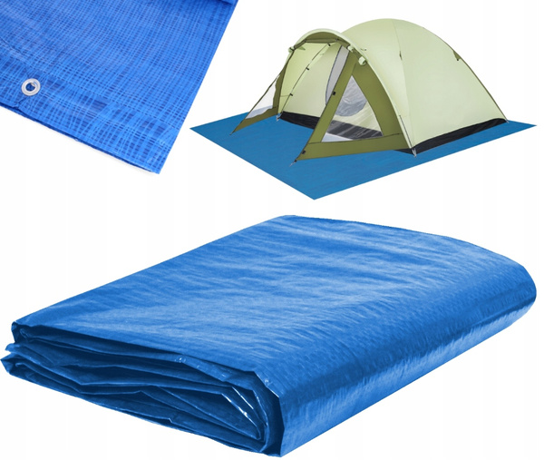 PLANDEKA 2 x 3 M (+/- 5%) 50GSM 3%UV NIEBIESKA *4072