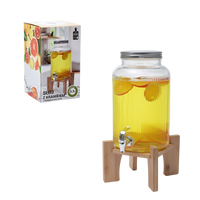 DISPENSER 5,5L + WOOD RACK