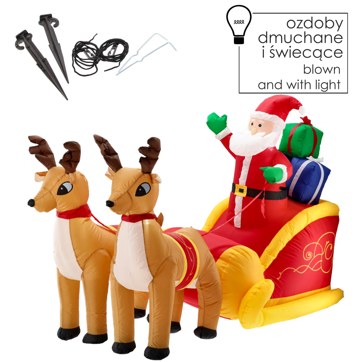 DMUCHANY MIKOŁAJ NA SANIACH Z RENIFERAMI LED 235 CM *8686 pol_pl_DMUCHANY-MIKOLAJ-NA-SANIACH-Z-RENIFERAMI-LED-235-CM-8686-6855_1