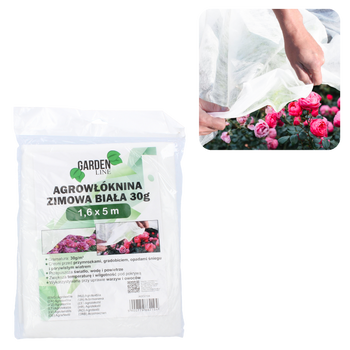 AGROTEXTIL 1.6 x 5 M ZIMNÍ/JARNÍ BÍLÝ 30g *2104