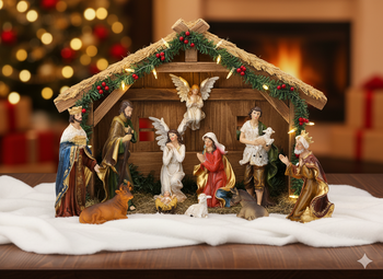 Set de figurine de Crăciun 11 piese 21 cm *6777