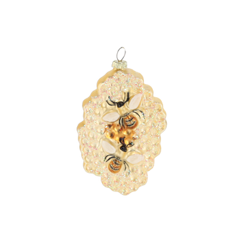 ORNAMENT CRISTAL - FELIE DE MIERE CU ALBINE 9,9 x 6,5 x 1,8 CM pachet=6buc *2362