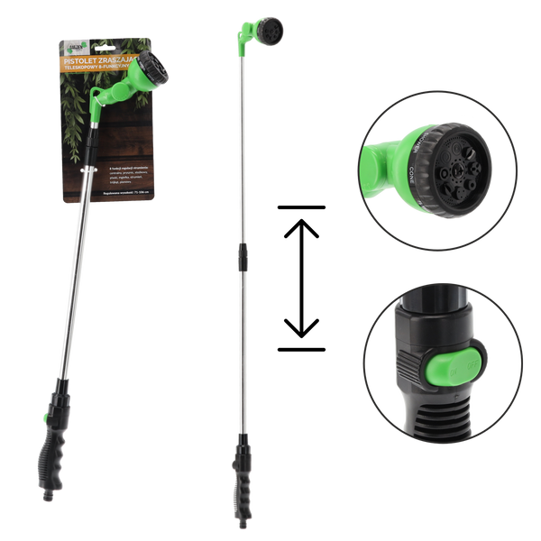 8-PATTERN TELESCOPIC WATER WAND