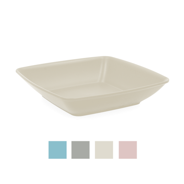 SQUARE DEEP PLATE 17.5CM