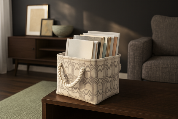 Čtvercový organizér 22 x 22 x 20 cm geometrický rozměr S *4854