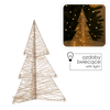 OZDOBA ŚWIĄTECZNA - CHOINKA LED 50 CM SZAMPAŃSKIE ZŁOTO *6246