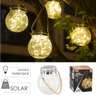 SOLAR JAR 12 x 12 x 14.5 CM KRIS 20 LED WARM WHITE