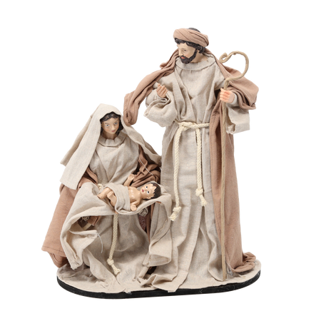 FIGÚRA VIANOČNÁ SVÄTÁ RODINA VÝŠKA 41 CM *6448