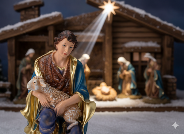 FIGURINE SHEPHERD 29 x 36 x 60 CM