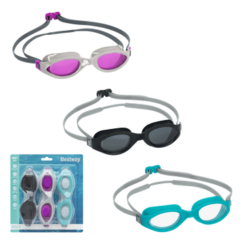 Set de 3 ochelari de înot mix culoare *0913
