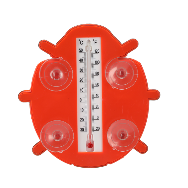 TERMOMETR ZEWNĘTRZNY BIEDRONKA 15,5 x 16 CM opak=12 szt *5779