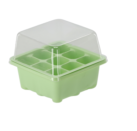 MINI GREENHOUSE FOR GERMINATION 9 CELLS PACK=6PCS