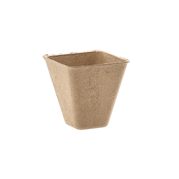 SET OF 18 PEAT FLOWERPOTS 8x8x8 CM