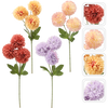 ARTIFICIAL FLOWER - 3 DALIAS 43 CM MIX COLORS