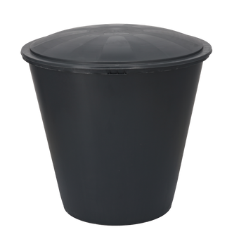 RECIPIENT/DEPOZIT PENTRU APĂ DE PLOAIE 200-210L CU capac ANTRACIT