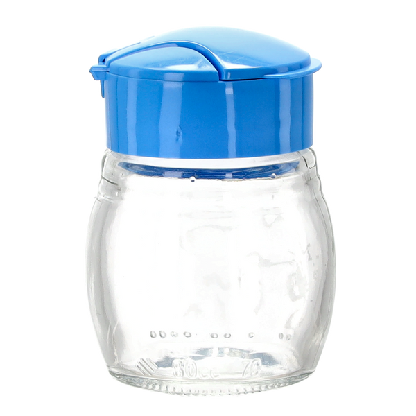 PRZYPRAWNIK SZKLANY 80 ML MIX KOLOR disp=36szt *2048