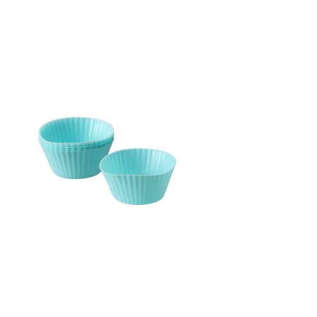 KPL.6 FORME DE SILICON 7 X 4,5 X 3,3 CM PENTRU BRIOȘE ambalaj=24buc *0023