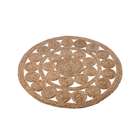 ROUND MAT 100 CM MADE OF SEAGRASS