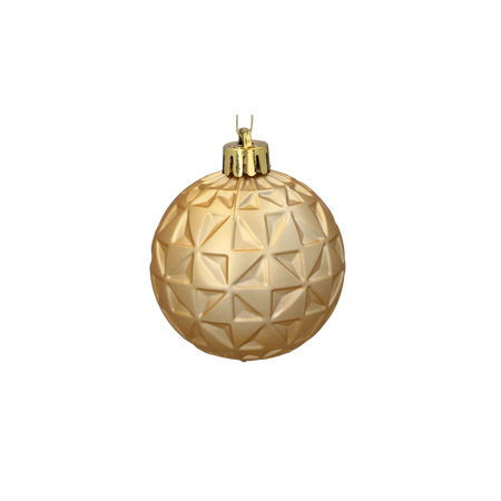 SET OF 60 CHRISTMAS ORNAMENTS RED/GOLD/SILVER MIX DESIGNS