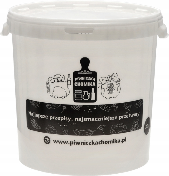 POJEMNIK FERMENTACYJNY / WIADERKO 30L Z POKRYWĄ *4911