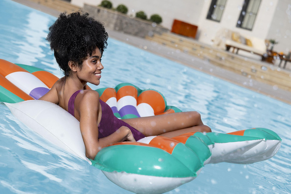 6'4" x 69"/1.93m x 1.76m Boho Butterfly Pool Float		