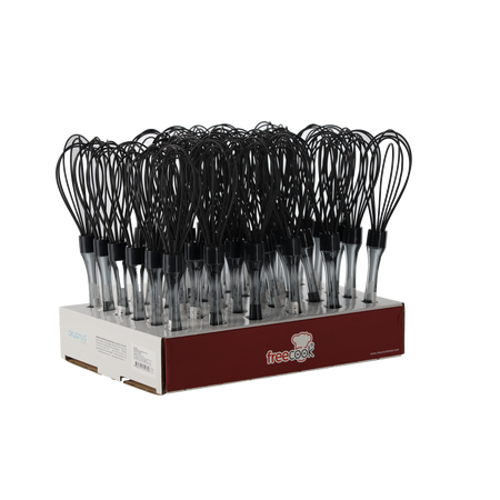 SILICONE WHISK 26CM PACK=36PCS