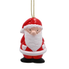 SET OF 6 CHRISTMAS ORNAMENTS - MIX OF PATTERNS 7CM