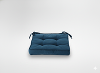 PODUSZKA NA KRZESŁO 40 x 40 x 6 CM NIEBIESKA