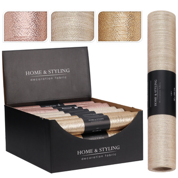 Decorative Fabric Roll 20 x 3 CM 3 Colors *0379