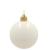 SET OF 66 ORNAMENTS 6 CM CHAMPAGNE/GRAY/WHITE